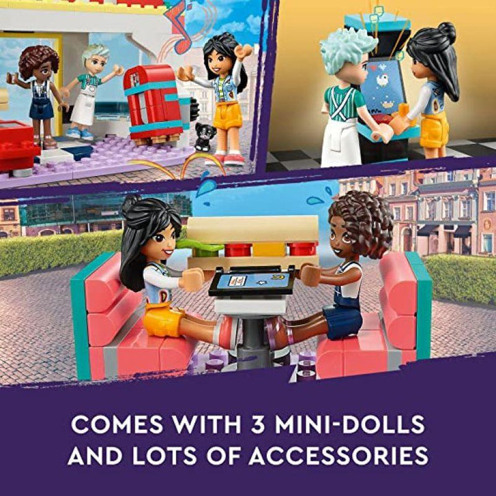 Lego Friends Heartlake Downtown Diner Playset - 346 Pieces - LEGO-6425644 - Zrafh.com - Your Destination for Baby & Mother Needs in Saudi Arabia