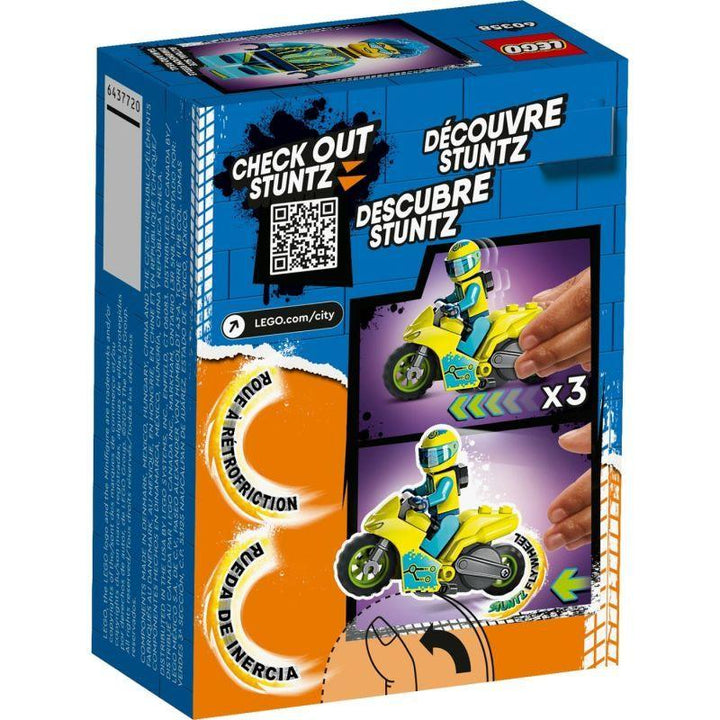 Lego City Stuntz Cyber Stunt Bike 60358 - 13 Pieces - Zrafh.com - Your Destination for Baby & Mother Needs in Saudi Arabia