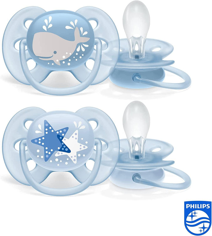 Philips Avent soft Soother, 6-18 Months Boy Mix Deco - ZRAFH