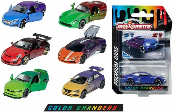 Majorette Limited Edition Set (Color Changing Vehicles) for Ages 3+ Years - Assorted Colors