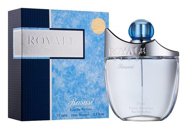 Rasasi Royale Blue For Men - Eau De Parfum - 75 ml - Zrafh.com - Your Destination for Baby & Mother Needs in Saudi Arabia