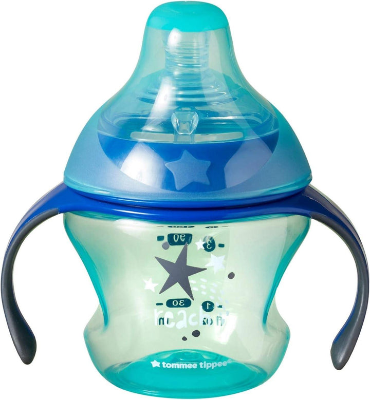 Tommee Tippee Transition Cup, 150ml-Blue - Zrafh.com - Your Destination for Baby & Mother Needs in Saudi Arabia