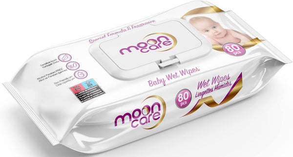 Mooncare Baby Wet Wipes 80 Sheets