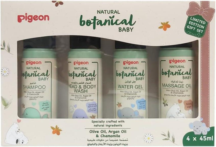 Pigeon Natural Botanical Baby Travel Set Skin Care - 500 g - Zrafh.com - Your Destination for Baby & Mother Needs in Saudi Arabia