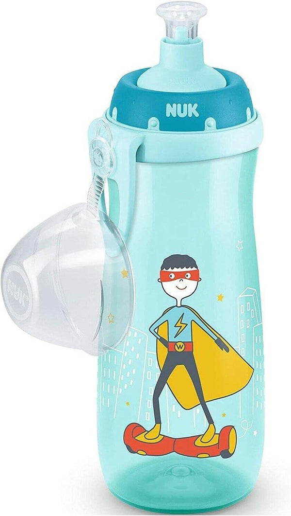 NUK Sports Cup Bottle with push-pull spout, BPA-free, 450ml - Zrafh.com - Your Destination for Baby & Mother Needs in Saudi Arabia