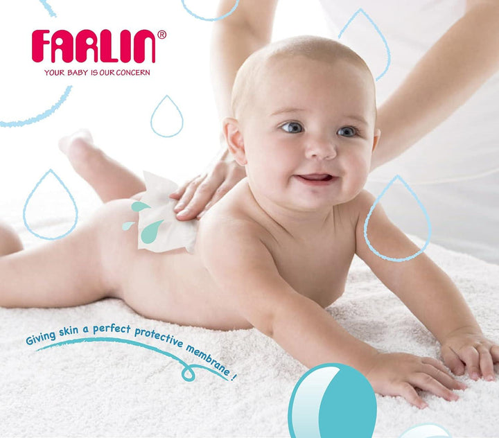 Farlin Anti-Rash Baby Wet Wipes 85 Sheets - 6 Packs DT.006A-6B - Zrafh.com - Your Destination for Baby & Mother Needs in Saudi Arabia