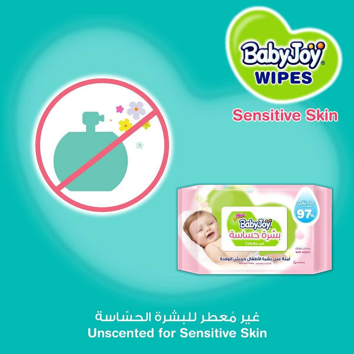 Babyjoy Healthy Skin Wet Wipes - 3X50 Wet Wipes - ZRAFH