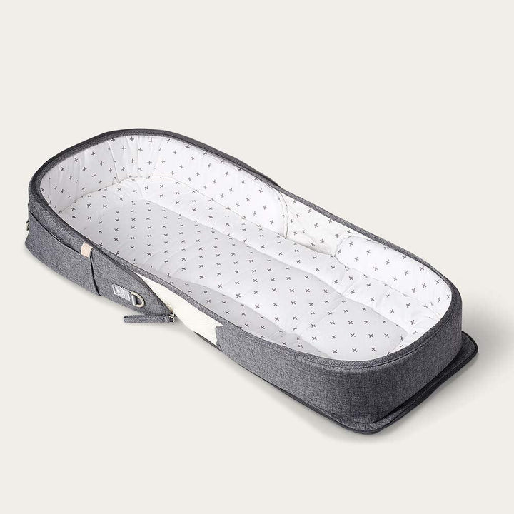 Sunveno Portable Baby Bed & bag- Grey - Zrafh.com - Your Destination for Baby & Mother Needs in Saudi Arabia