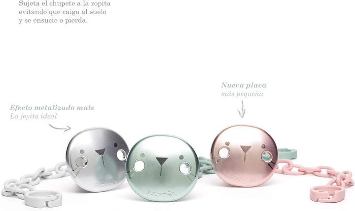 Suavinex Premium Soother Chain HYGGE - Green - Zrafh.com - Your Destination for Baby & Mother Needs in Saudi Arabia