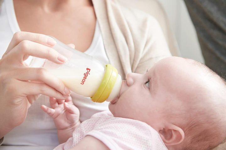 Pigeon Soft Touch Wide Neck Peristaltic Plus PP Bottle 330 ml - Zrafh.com - Your Destination for Baby & Mother Needs in Saudi Arabia