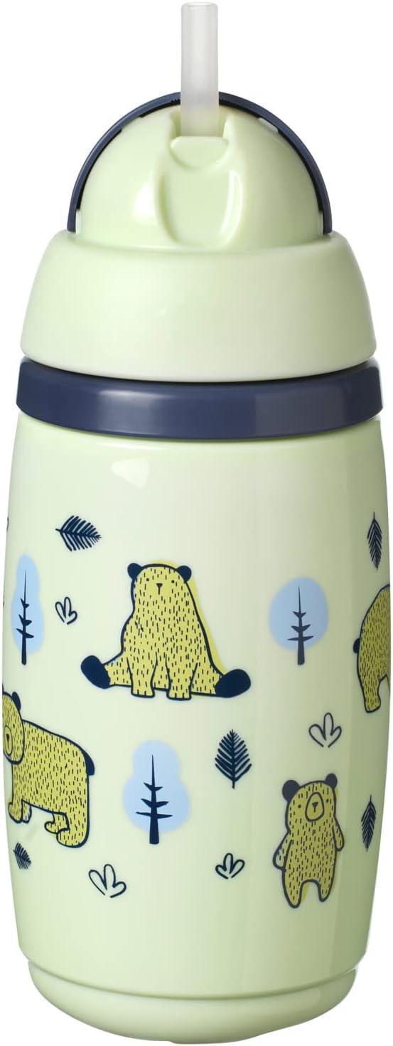Tommee Tippee Superstar Insulated Straw Cup-Green - Zrafh.com - Your Destination for Baby & Mother Needs in Saudi Arabia
