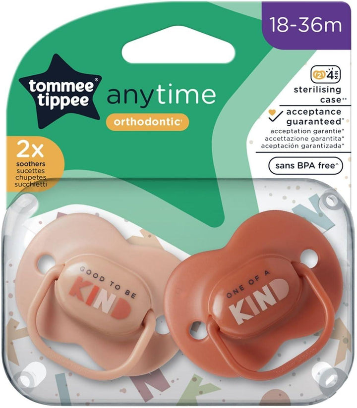 Tommee Tippee Pacifiers 18-36 Months - Pack of 2 - Zrafh.com - Your Destination for Baby & Mother Needs in Saudi Arabia