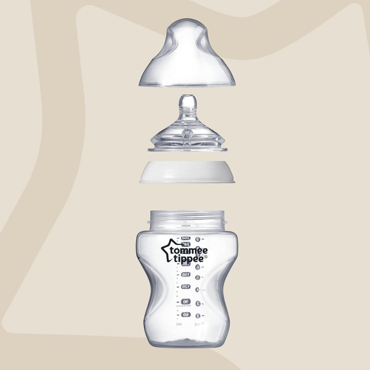 Tommee Tippee Closer to Nature Slow Flow Baby Bottle Teats - 2 Pieces - Zrafh.com - Your Destination for Baby & Mother Needs in Saudi Arabia