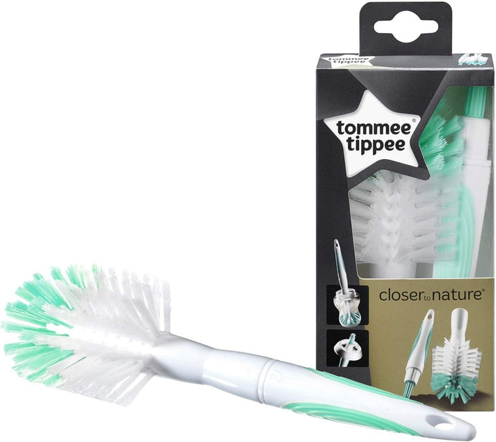 Tommee Tippee Closer to Nature Bottle Brush and Teat Brush - Zrafh.com - Your Destination for Baby & Mother Needs in Saudi Arabia