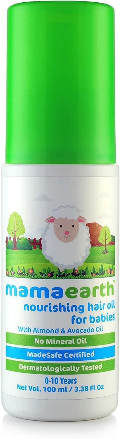 Mamaearth Nourishing Hair Oil for Babies 100 ml - Zrafh.com - Your Destination for Baby & Mother Needs in Saudi Arabia