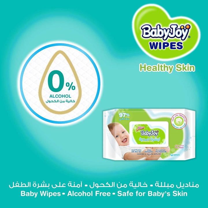 Babyjoy Healthy Skin Wet Wipes - 3X50 Wet Wipes - ZRAFH