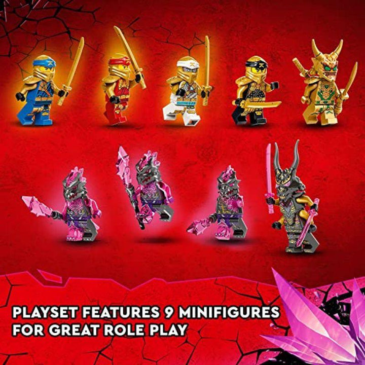 Lego Ninjago Lloyd's Golden Ultra Dragon Toy - 989 Pieces - 6378849 - Zrafh.com - Your Destination for Baby & Mother Needs in Saudi Arabia