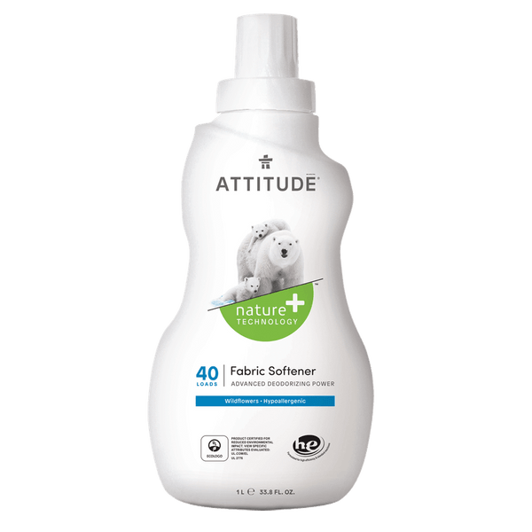 ATTITUDE Fabric Softener - Wildflowers (40 loads, 1L) - Zrafh.com - Your Destination for Baby & Mother Needs in Saudi Arabia