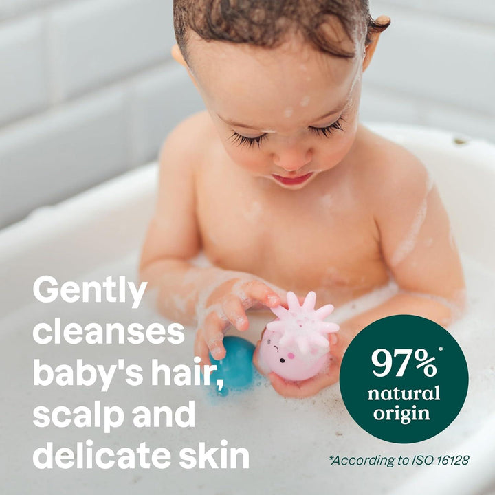 ATTITUDE 2-in-1 Shampoo and Body Wash for Baby, EWG Hypoallergenic Plant- and Mineral-Based Ingredients, Vegan and Cruelty-Free, Pear Nectar, 473 ml, 16 Fl Oz - Zrafh.com - Your Destination for Baby & Mother Needs in Saudi Arabia