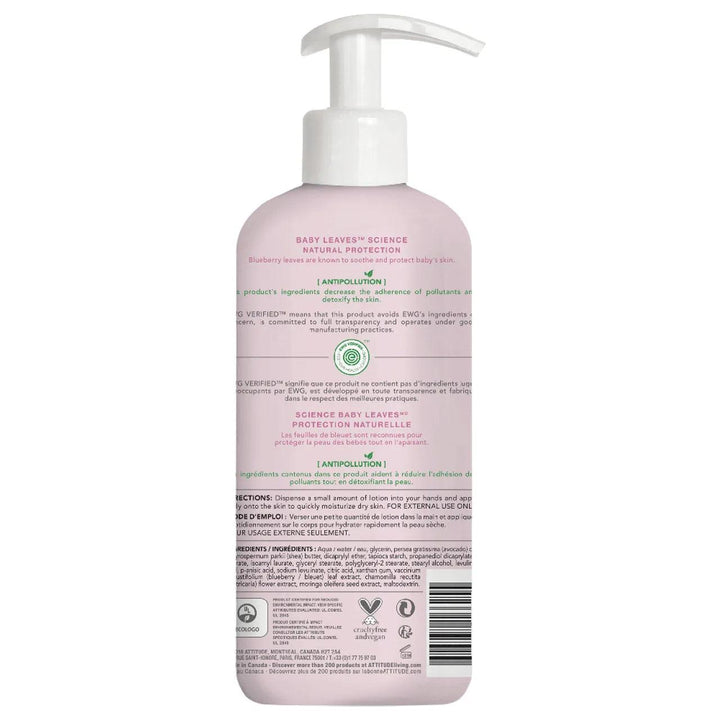 Attitude - Fragrance Free Baby Leaves Body Lotion 473ml - Zrafh.com - Your Destination for Baby & Mother Needs in Saudi Arabia