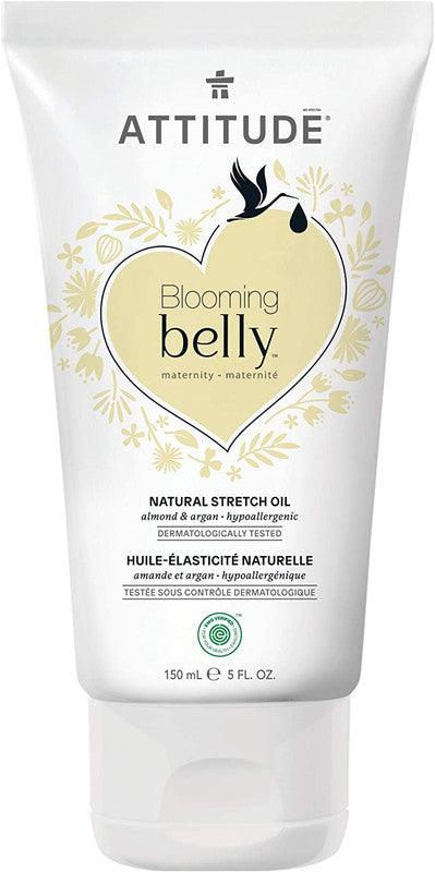ATTITUDE Blooming Belly, Hypoallergenic Natural Pregnancy-Safe Stretch Oil 150 ml - Zrafh.com - Your Destination for Baby & Mother Needs in Saudi Arabia