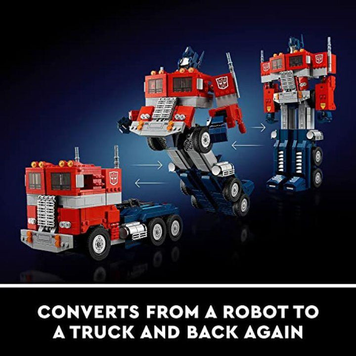 Lego Icons Optimus Prime Transformers Figure - 1508 Pieces - 6379772 - Zrafh.com - Your Destination for Baby & Mother Needs in Saudi Arabia