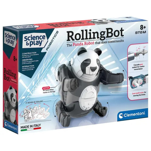 Clementoni Rolling Bot Robotic Toy - Zrafh.com - Your Destination for Baby & Mother Needs in Saudi Arabia