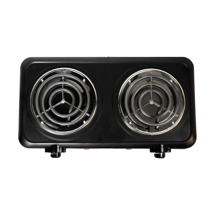 Rebune Spiral Electric Stove 2 Burners 2000W 5 Temperature Levels With Safety System - Black - RE- 4- 059 - Zrafh.com - Your Destination for Baby & Mother Needs in Saudi Arabia
