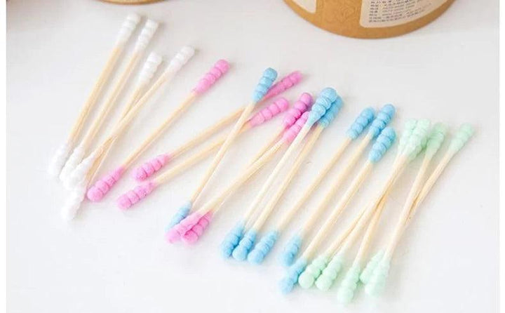 Eve Bamboo Cotton Buds – 200 pcs, Blue - Zrafh.com - Your Destination for Baby & Mother Needs in Saudi Arabia