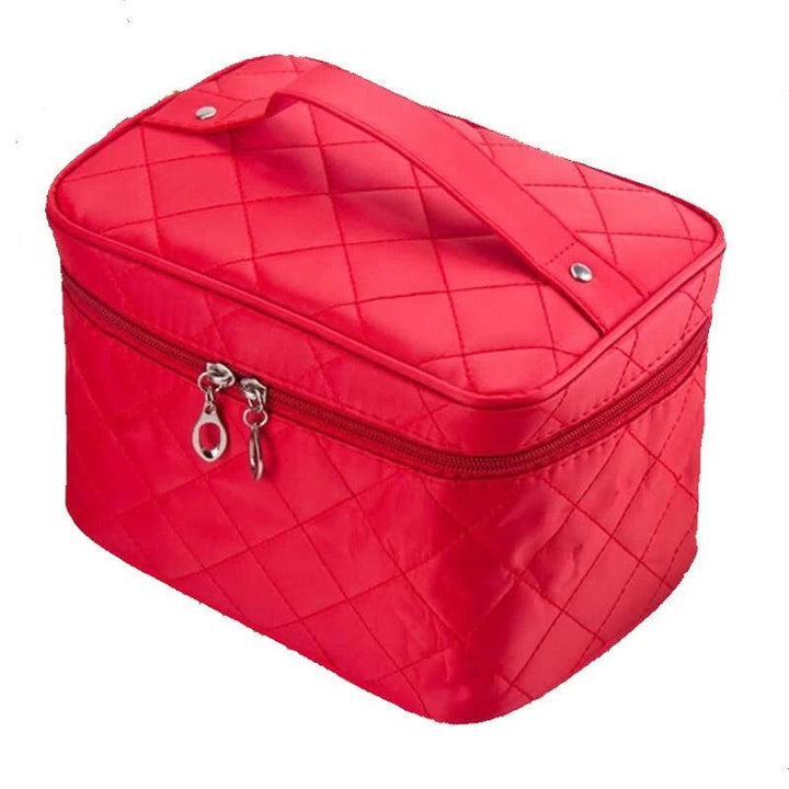 Eve portable Travel Makeup Cosmetic Bag – Large Size – Red - Zrafh.com - Your Destination for Baby & Mother Needs in Saudi Arabia
