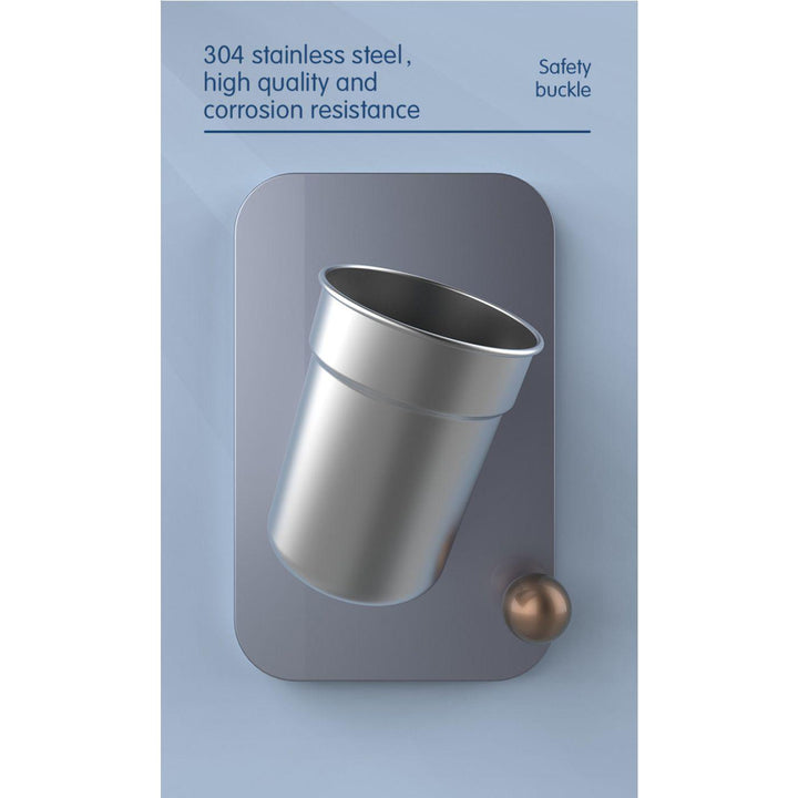Stainless Steel Small Horn Water Cup With Straw - Blue - Zrafh.com - Your Destination for Baby & Mother Needs in Saudi Arabia