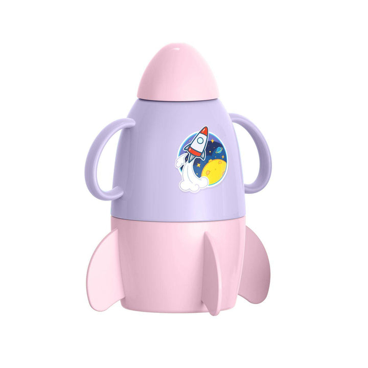 Rocket Appearance Baby Drink Cup With Handles - Zrafh.com - Your Destination for Baby & Mother Needs in Saudi Arabia