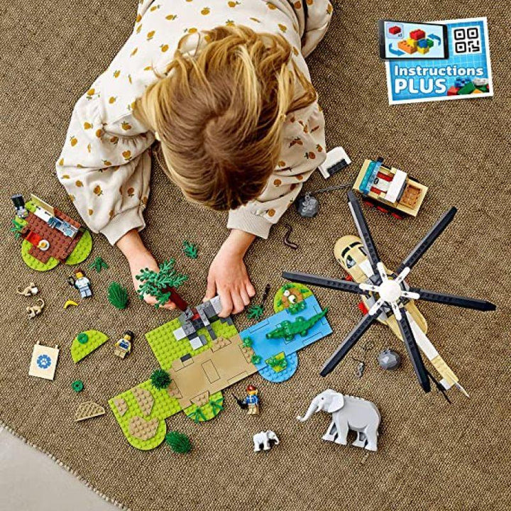 Lego City Wildlife Rescue Operation Building Kit - 525 Pieces - 6332493 - Zrafh.com - Your Destination for Baby & Mother Needs in Saudi Arabia