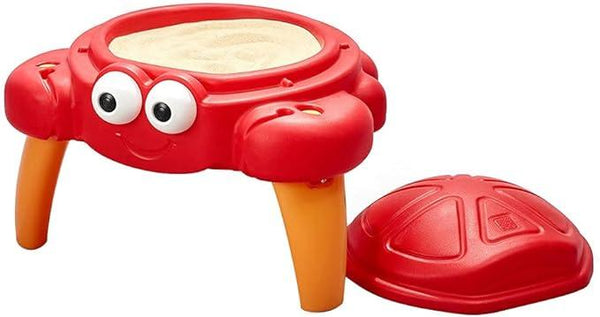 Step2 Crabbie Sand Table for Toddlers - Durable Outdoor Kids Activity Game Sandbox Toys with Lid and Accessory Set - Zrafh.com - Your Destination for Baby & Mother Needs in Saudi Arabia