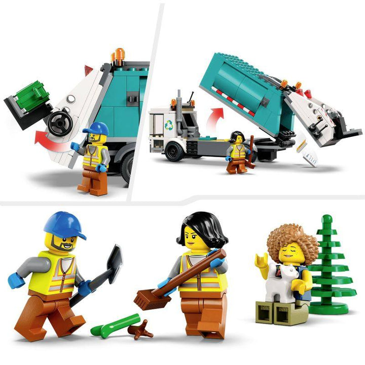 Lego City Great Vehicles 60386 Recycling Truck Playset - 261 Pieces - Zrafh.com - Your Destination for Baby & Mother Needs in Saudi Arabia