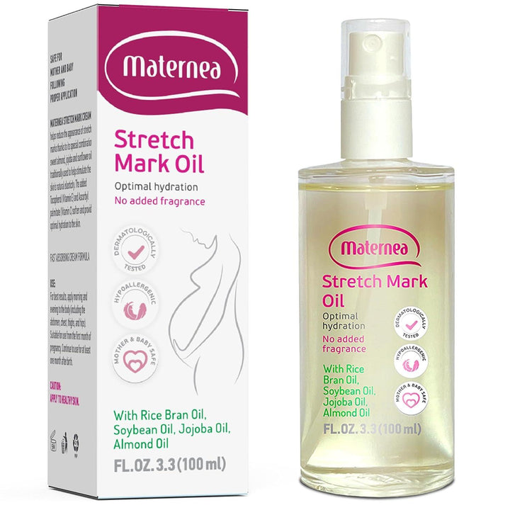 Maternea Stretch Mark Prevention Oil 100 ml - Zrafh.com - Your Destination for Baby & Mother Needs in Saudi Arabia