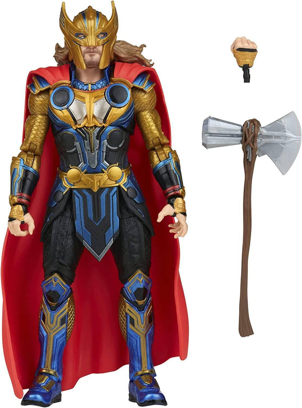 Marvel Legends Series Thor: Love and Thunder Thor Action Figure 6-inch Collectible Toy, 3 Accessories - ZRAFH