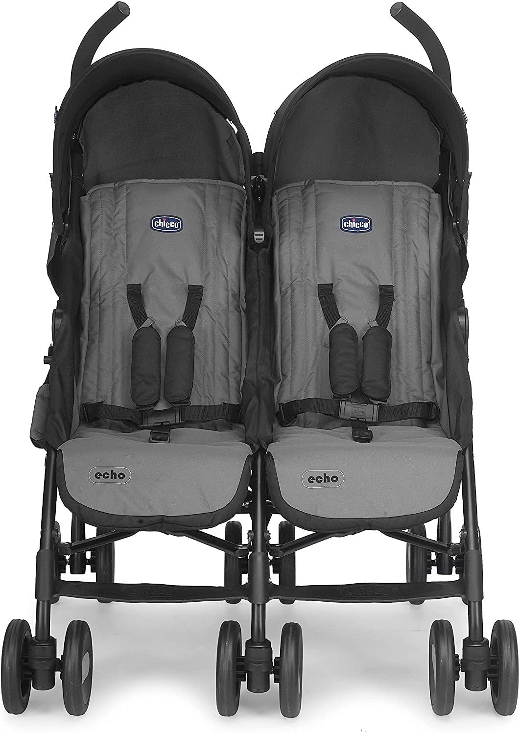 Chicco Echo Twin Stroller Coal