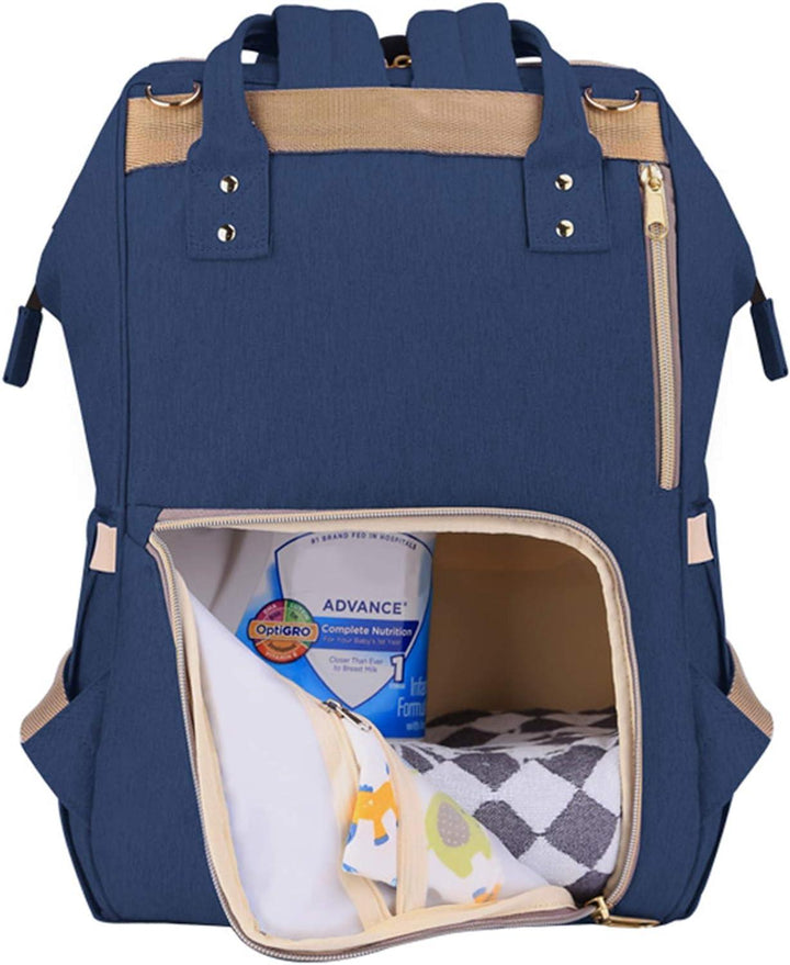 Sunveno Diaper Bag With Usb - Blue - Zrafh.com - Your Destination for Baby & Mother Needs in Saudi Arabia