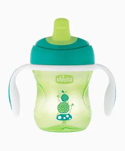 Chicco Training Cup - 200 ml - +6 months Green - Zrafh.com - Your Destination for Baby & Mother Needs in Saudi Arabia