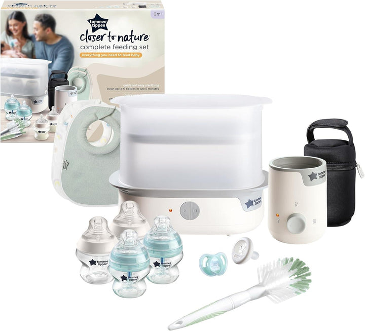 Tommee Tippee Complete Feeding Kit - White - Zrafh.com - Your Destination for Baby & Mother Needs in Saudi Arabia