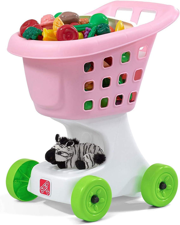 Step2 Kids Little Helper's Shopping Cart ,Pink , L 2+ Years - Zrafh.com - Your Destination for Baby & Mother Needs in Saudi Arabia