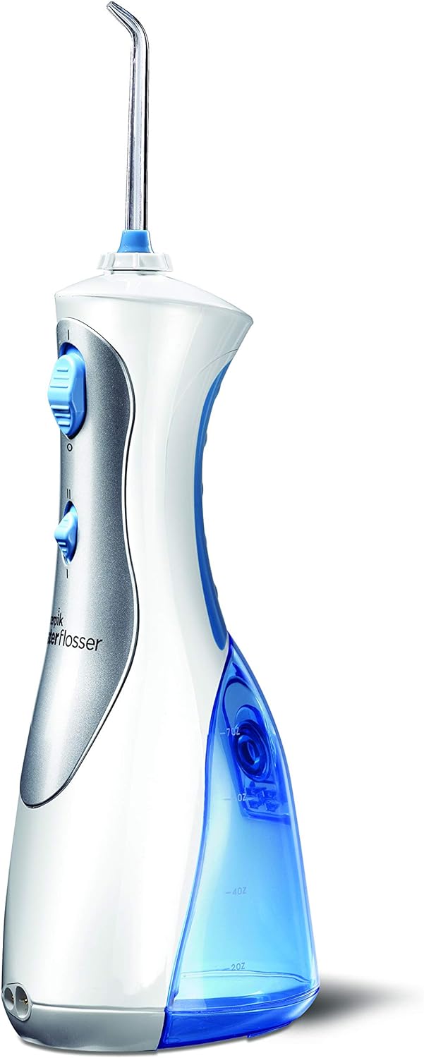 Waterpik Cordless Plus Water Flosser, Wp-450Me, White - Zrafh.com - Your Destination for Baby & Mother Needs in Saudi Arabia