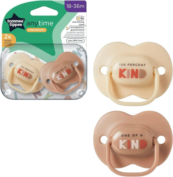 Tommee Tippee Pacifiers 18-36 Months - Pack of 2 - Zrafh.com - Your Destination for Baby & Mother Needs in Saudi Arabia