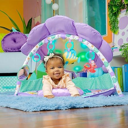 Bright Starts Rainbow Tropics Prop & Play Tummy Time Baby Activity