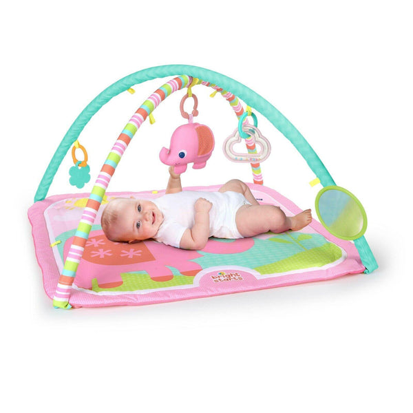 Bright Starts Fanciful Flowers Pretty In Pink Baby Activity Gym Playmat - Zrafh.com - Your Destination for Baby & Mother Needs in Saudi Arabia