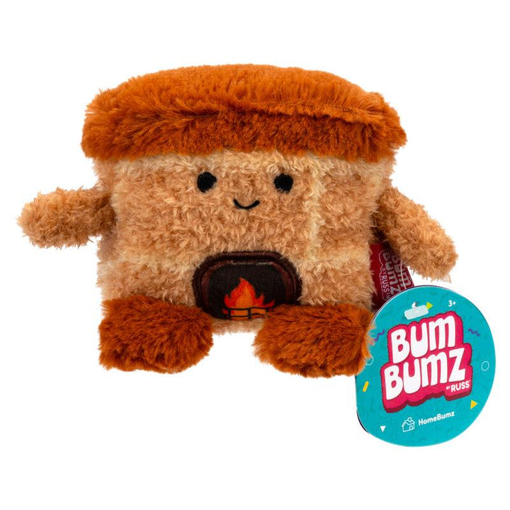 BumBumz 4.5-inch Plush - Fireplace Olan Collectible Stuffed Toy - HomeBumz Series - Zrafh.com - Your Destination for Baby & Mother Needs in Saudi Arabia