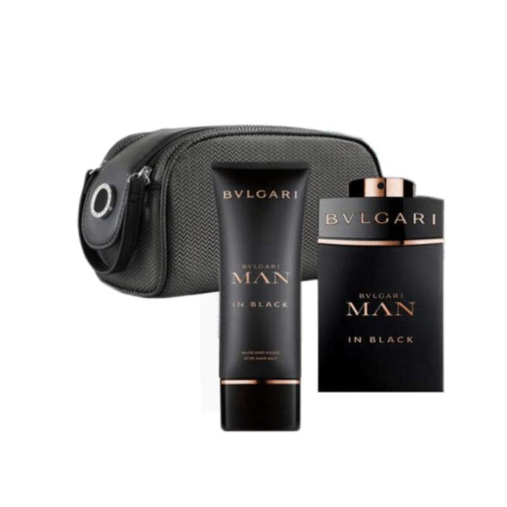 Bvlgar Man in Black Set For Men - Eau de Parfum - 3 Pieces - Zrafh.com - Your Destination for Baby & Mother Needs in Saudi Arabia