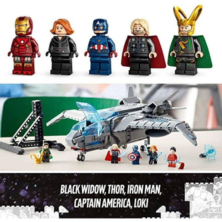 Lego Marvel The Avengers Quinjet Spaceship Building Toy Set - 795 Pieces - LEGO-6427727 - Zrafh.com - Your Destination for Baby & Mother Needs in Saudi Arabia