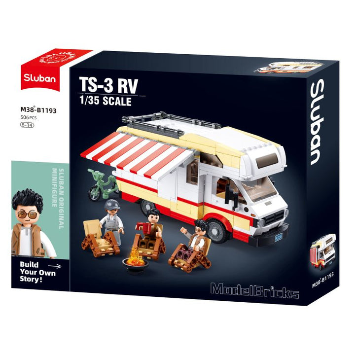 Sluban RV Building And Construction Toys Set - 506 Pieces - Zrafh.com - Your Destination for Baby & Mother Needs in Saudi Arabia